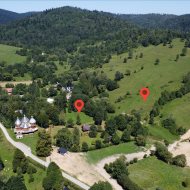 Bystre - Bieszczady widokowe działki 2,65ha