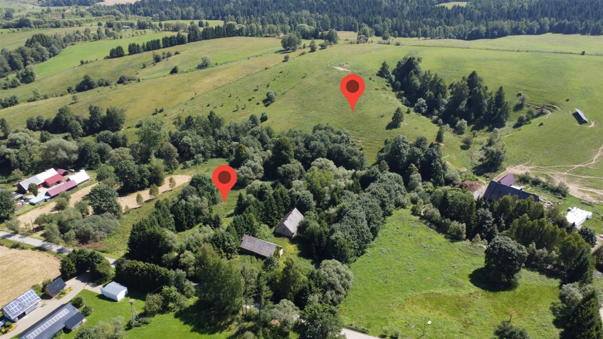 Lipie - Bieszczady działki inwestycyjne 1,80ha