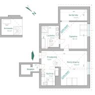 Apartament z widokiem, 72m2, Olchowce 