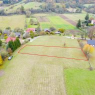 Piękna widokowa działka Srogów Dolny