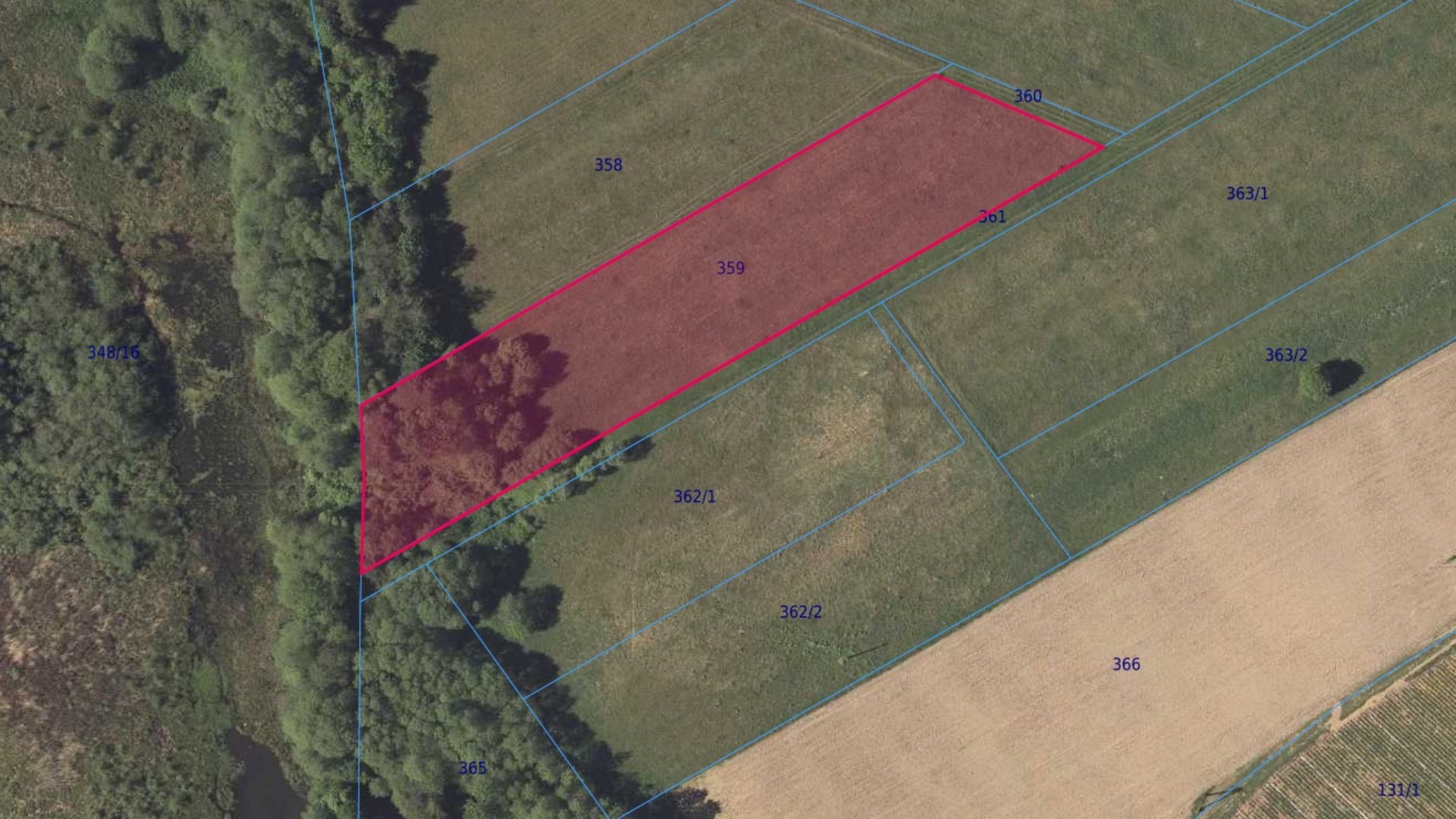 Atrakcyjna działka 6311 m² – Bykowce