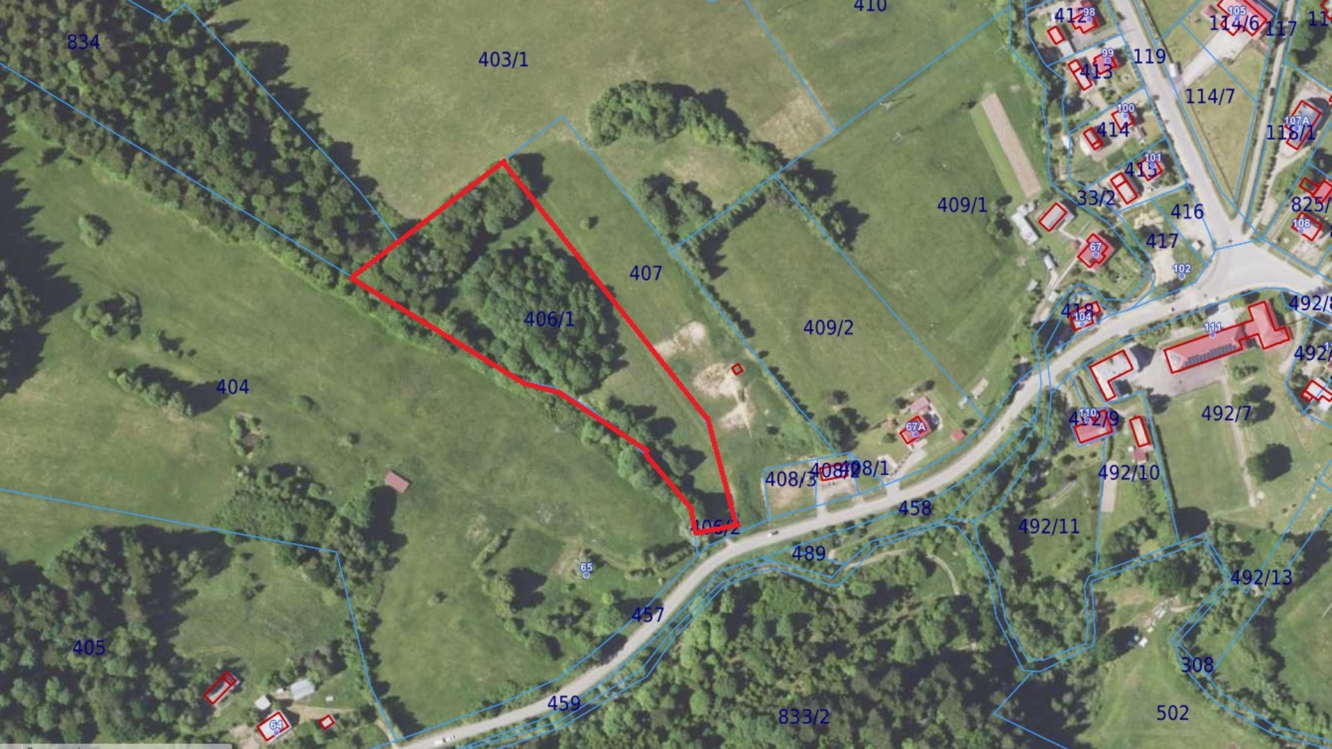 Wyjątkowa działka z projektem domu, Ropienka