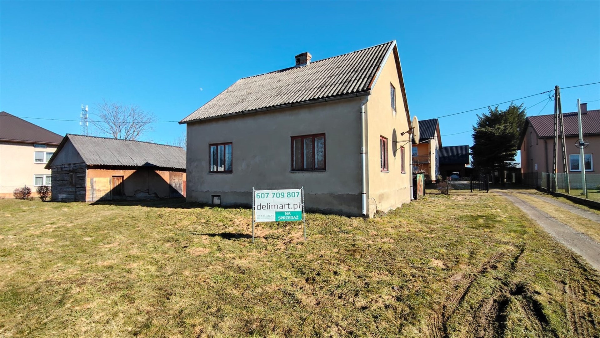 Dom do remontu i 3ha gruntu - Łodzina 