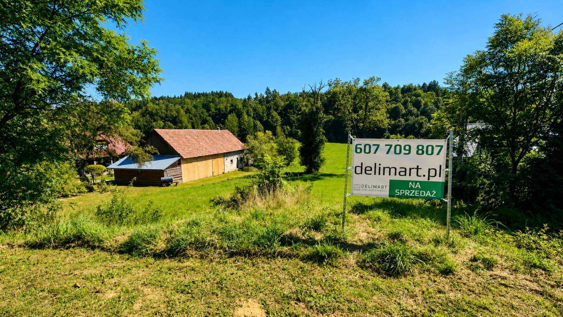 Dwie działki ponad 0.5ha - Bezmiechowa Górna 